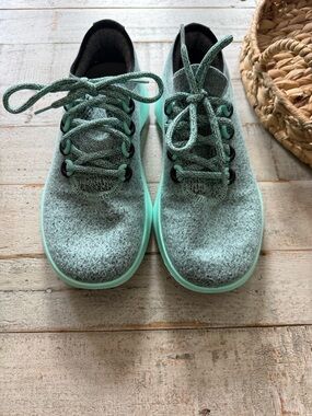 allbirds Women’s Mint Knit Lace-Up Sneakers